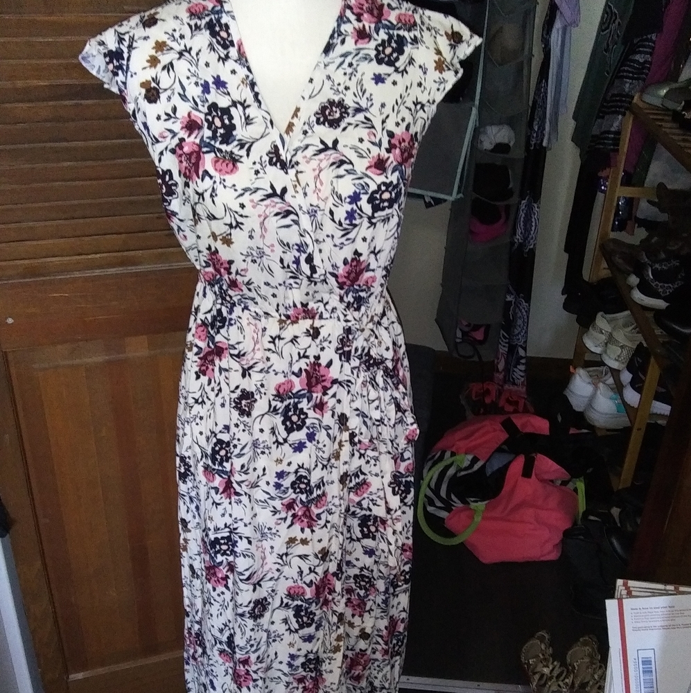 Band of gypsies, szS, floral print maxi dress